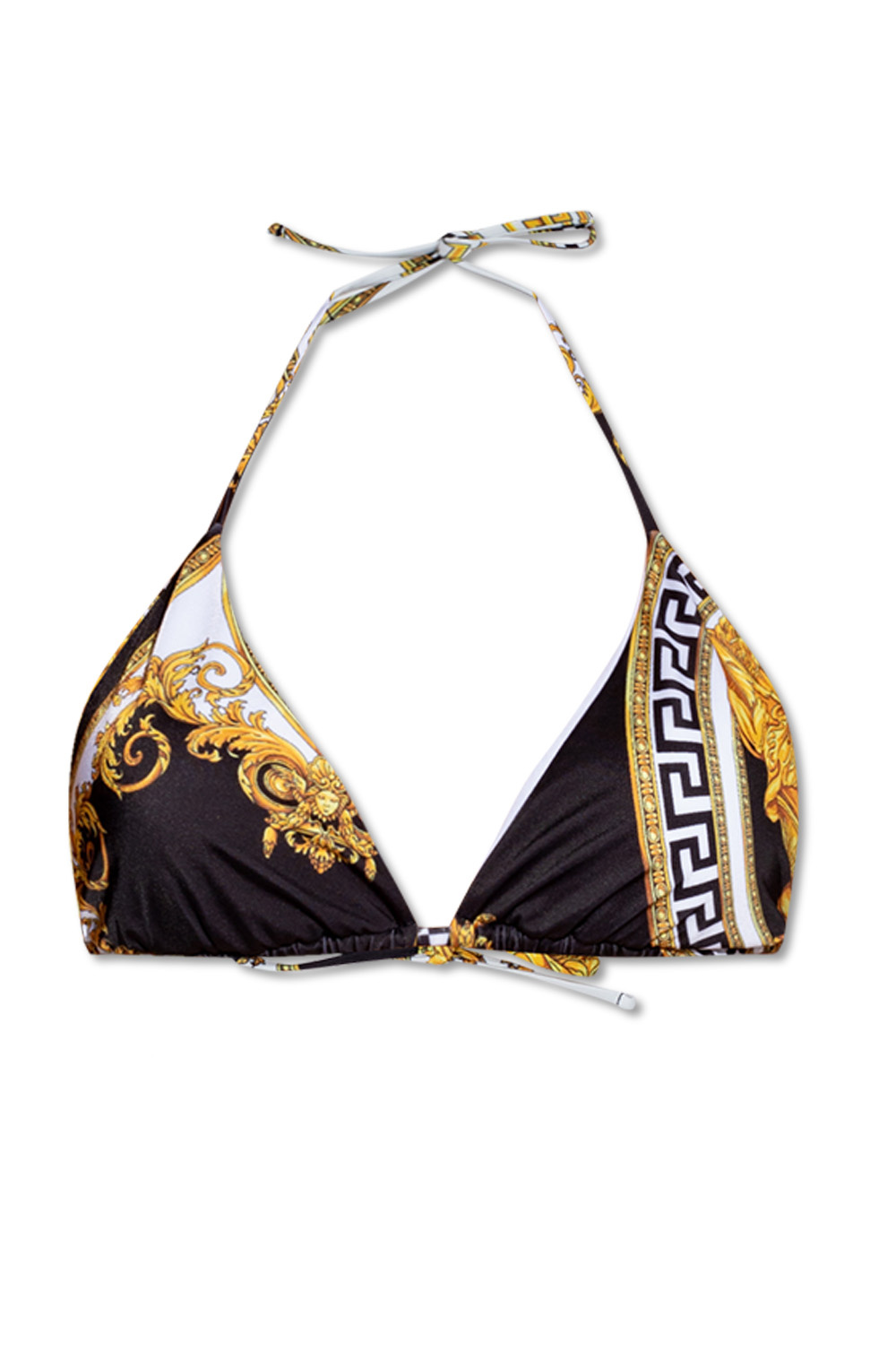 【関税＆送料込み】Versace Versace Bikini Top VERSACE Triangle Bikini Top in Black | REVOLVE
